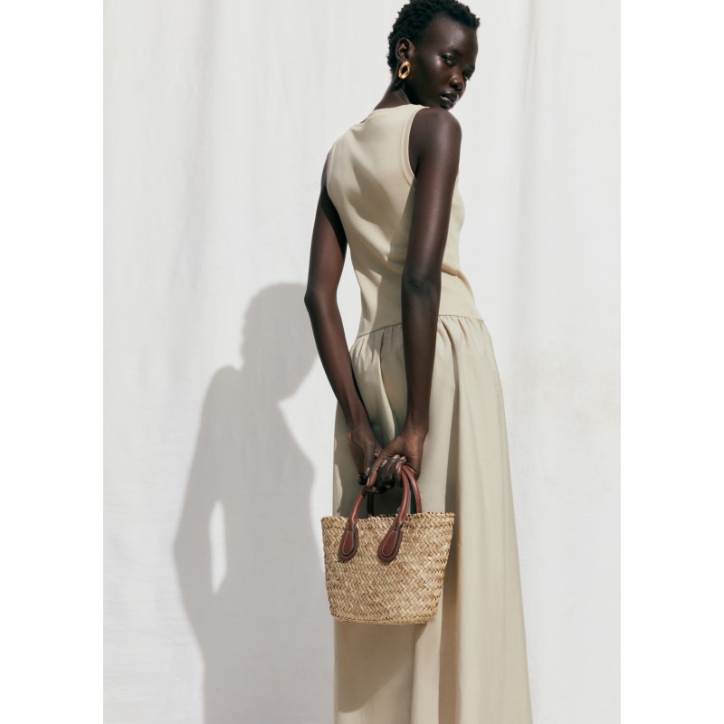 Bolso capazo fibra natural