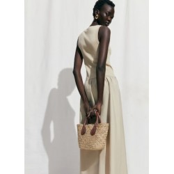 Bolso capazo fibra natural