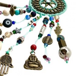 Collar largo Atrapasueños hecho a mano pieza única mexican boho