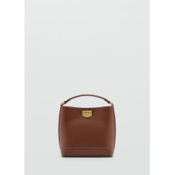 Bolso mini shopper detalle metálico