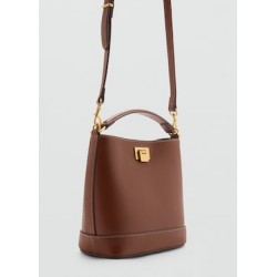 Bolso mini shopper detalle metálico