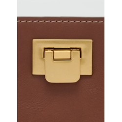 Bolso mini shopper detalle metálico