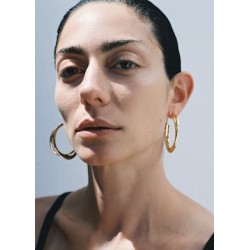 Pendientes aros entrelazados