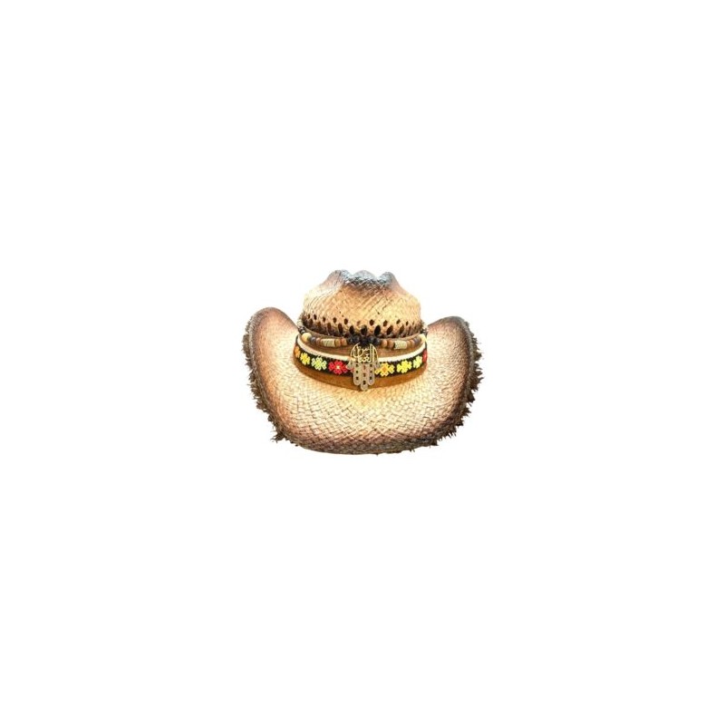 Sombrero “Country” color camel y Hamsa
