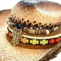 Sombrero “Country” color camel y Hamsa
