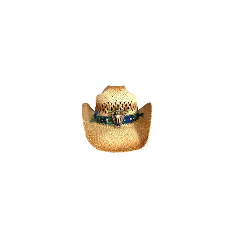 Sombrero “Country” color camel y toro pintado