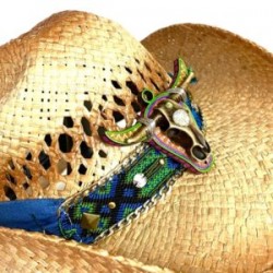 Sombrero “Country” color camel y toro pintado