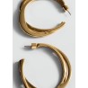 Pendientes aros entrelazados