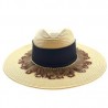 Sombrero Celulosa color paja con cinta negra y plumas