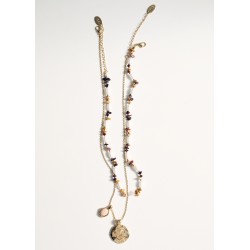 Collar colgantes combinado