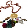 Collar largo con atrapasueños hecho a mano mexican boho