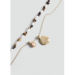 Collar colgantes combinado