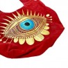 Bolsa de Gamuza con OJO pintado a mano