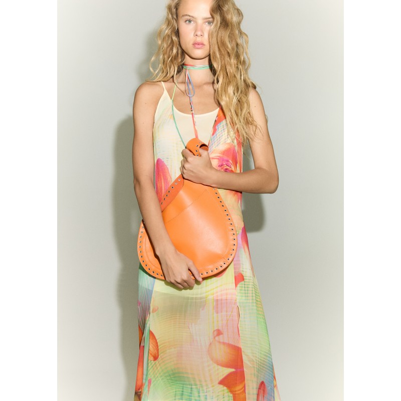 Bolso piel troquelado