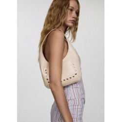 Bolso piel tachuelas