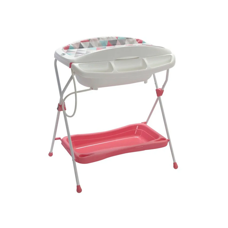 Bañera Milán Unisex Triángulos Coral