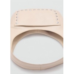 Bolso piel tachuelas