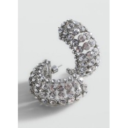 Pendientes semiaro cristales