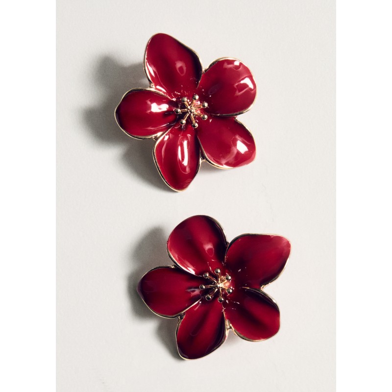 Pendientes flores