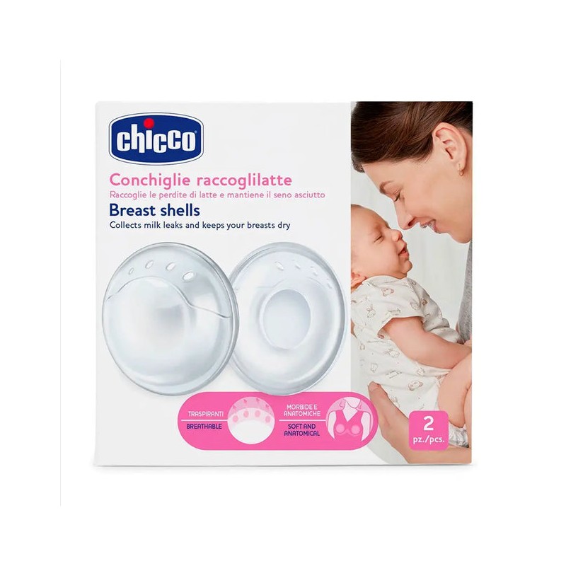 Conchas recolectoras de leche materna Victoria y Miguel