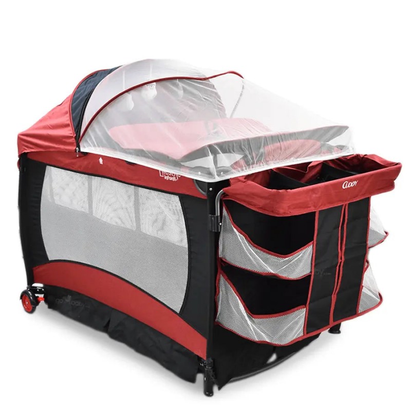 CUNA DE VIAJE CUDDY ROJO LIFESTYLE