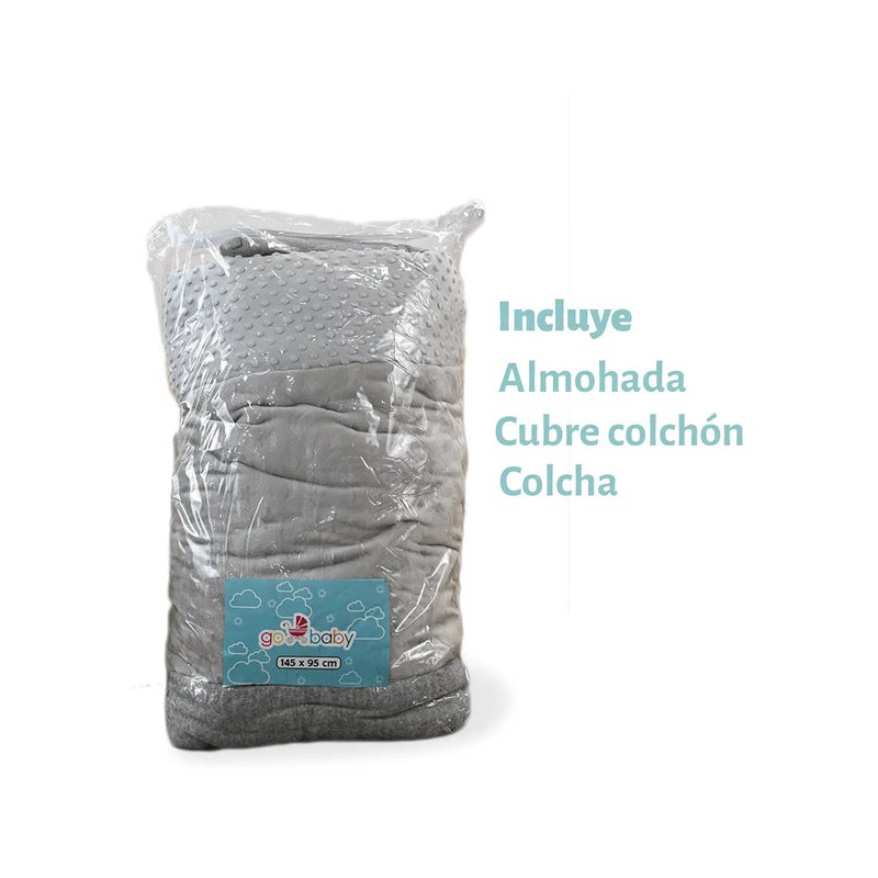 Edredón Burbuja Gris Victoria y Miguel