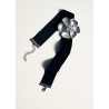 Collar choker flor cristales