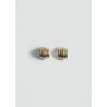 Pendientes aros relieve