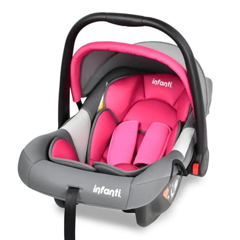 Portabebe-Autoasiento Infanti Con Soporte Rosa