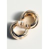 Pendientes aros entrelazados