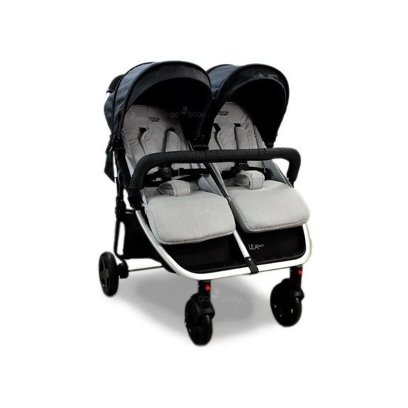 CARRIOLA DOBLE LEA TWIN GREY