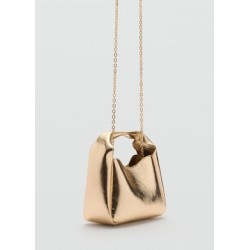 Bolso mano efecto metalizado