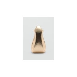 Bolso mano efecto metalizado