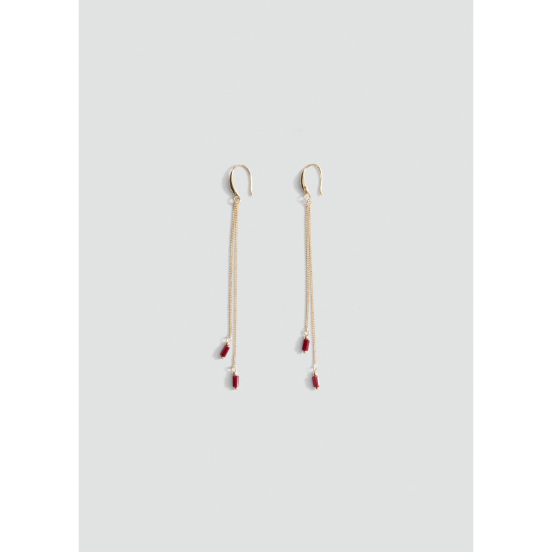 Pendientes cascada cristales