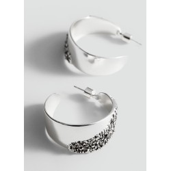 Pendientes aros strass