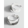 Pendientes aros strass