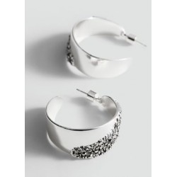 Pendientes aros strass