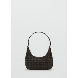 Bolso hombro estampado logo