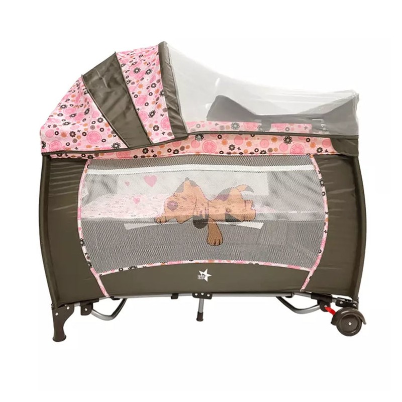 Cuna De Viaje Fénix Rosa