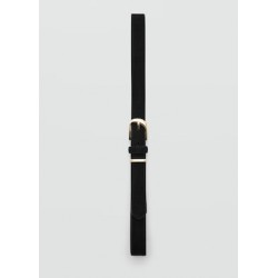 Cinturón piel hebilla