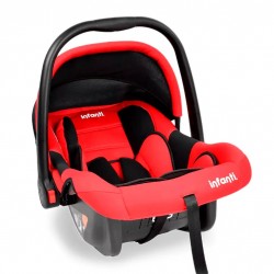 Portabebe-Autoasiento Infanti Con Soporte Rojo