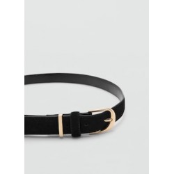 Cinturón piel hebilla