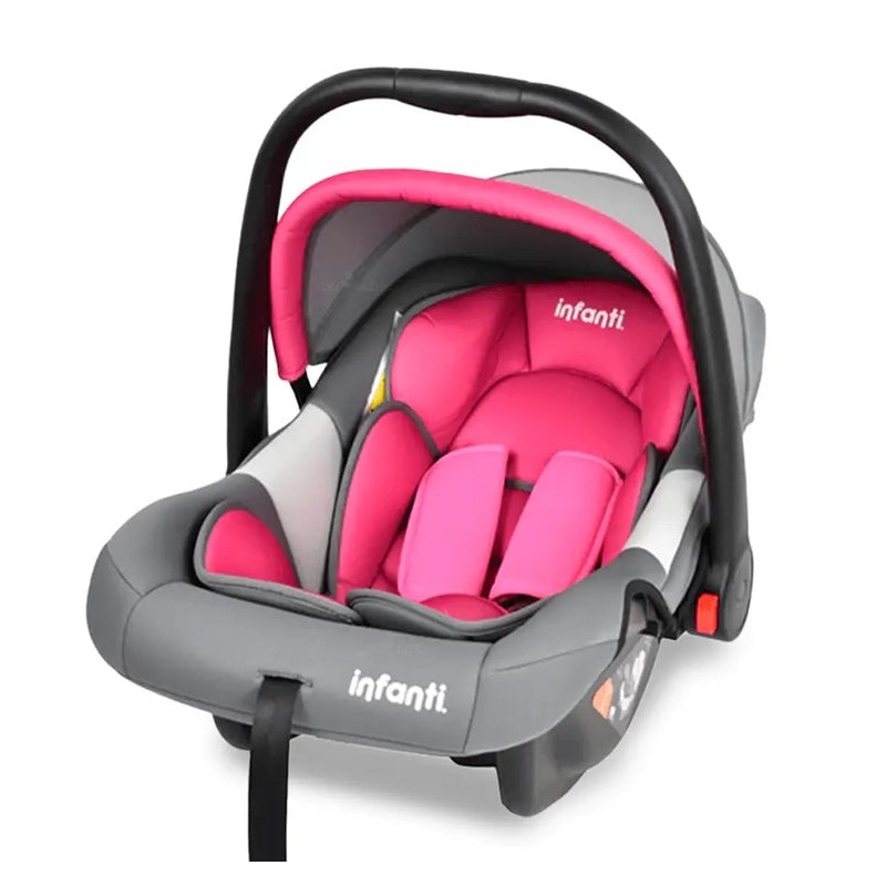 Portabebe-Autoasiento Infanti Con Soporte Rosa