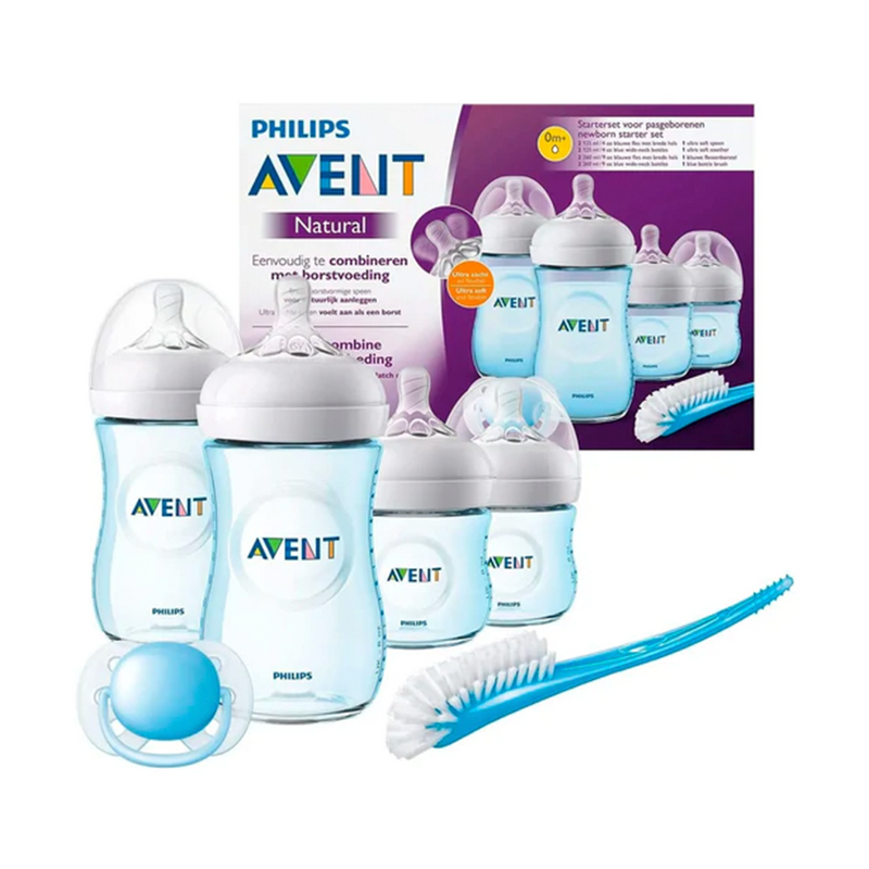 Set Avent De Recién Nacido Natural Accesorios Azul