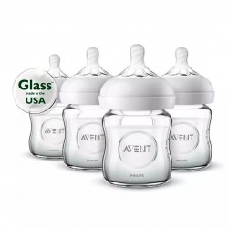 Set cristal Natural 4 pzas 120ml