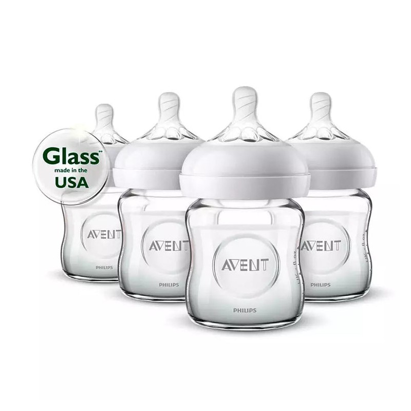 Set cristal Natural 4 pzas 120ml