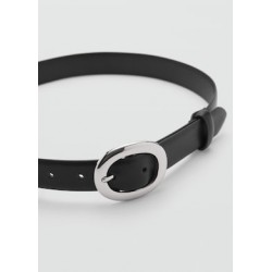 Cinturón hebilla redonda