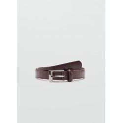 Cinturón fino efecto serpiente