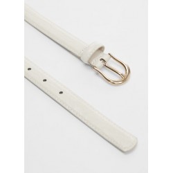 Cinturón fino hebilla