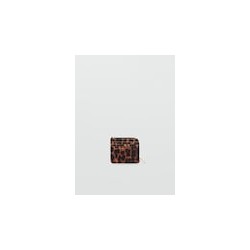 Monedero piel pelo leopardo